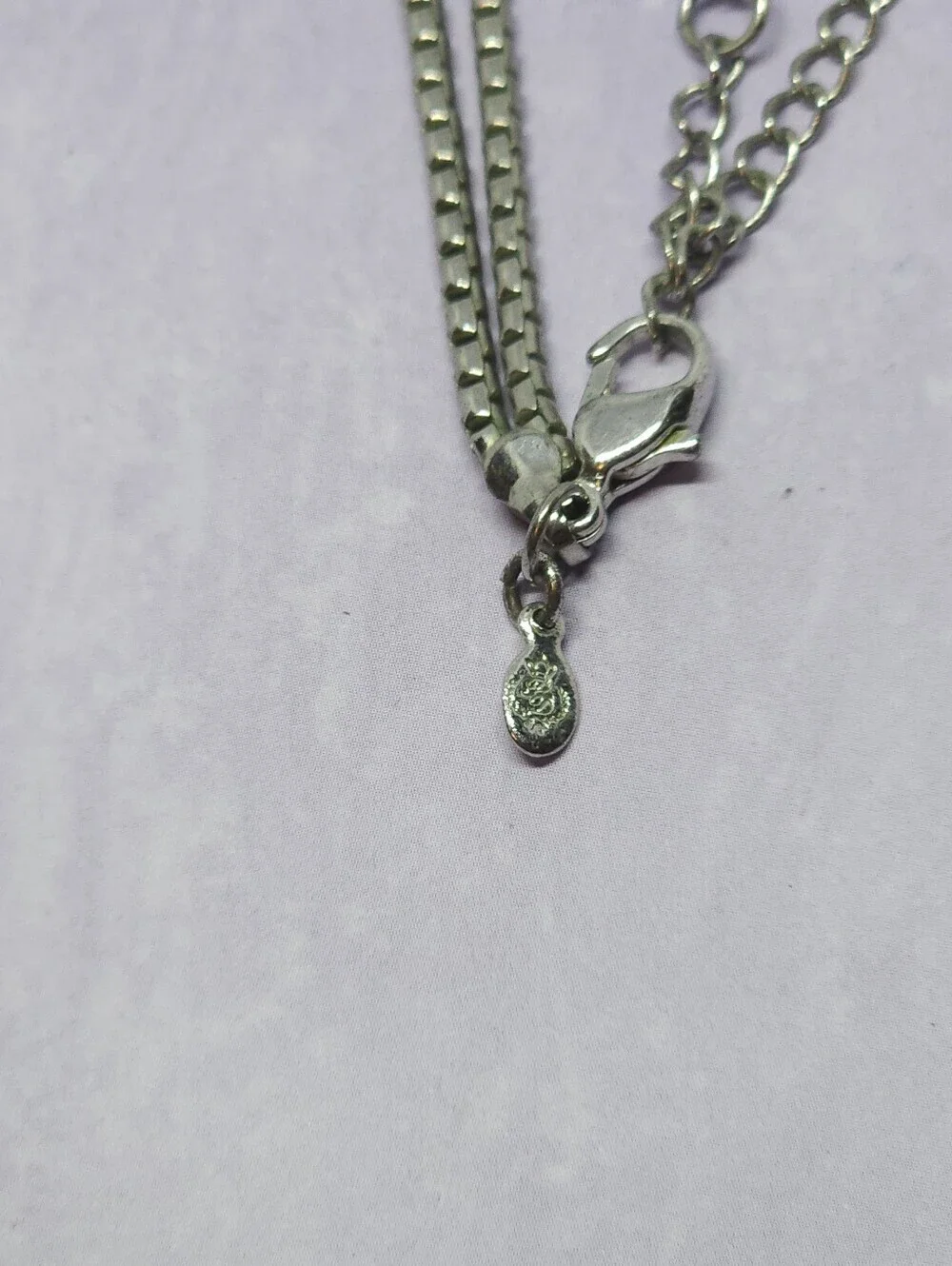 Premier Designs Double Strand Necklace With Enhanced Polished Black Bead Pendant